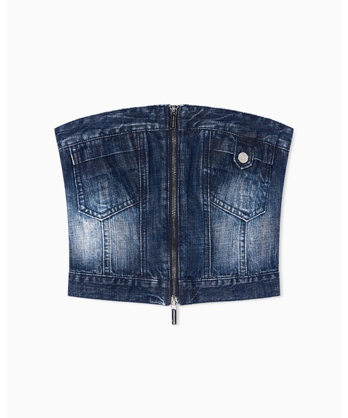 ARMANI EXCHANGE チューブトップ ベアトップ 「A|X アルマーニ