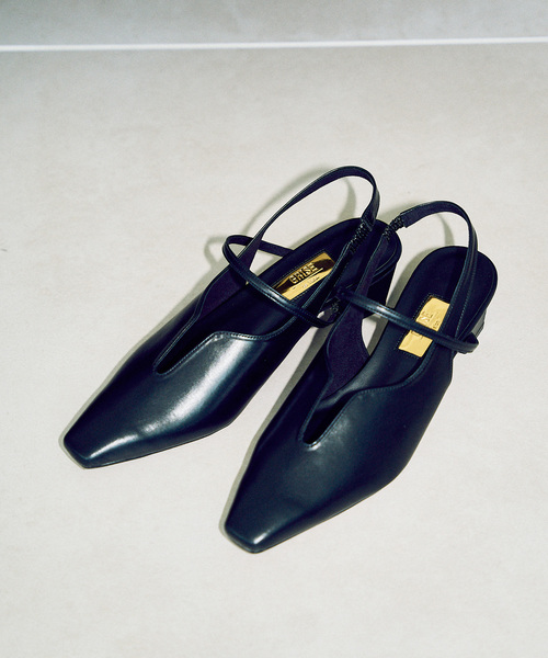 LE TALON ブラック 23.5 LE TALON 「LE TALON」 「GRISE」ヒールサンダル 23.5cm