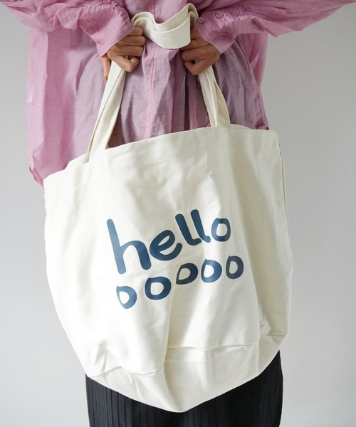Port（ポート） トートバッグ 「 」 hello カラー ビッグ トートバッグ