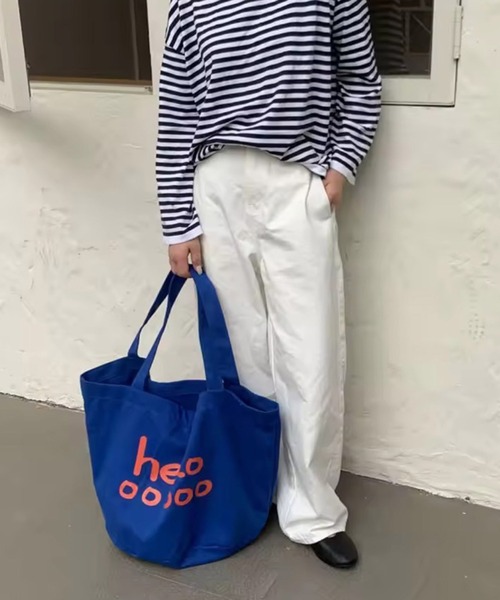 Port（ポート） トートバッグ 「 」 hello カラー ビッグ トートバッグ