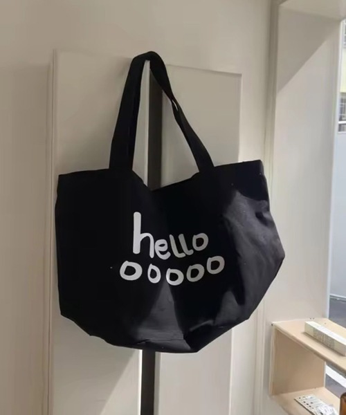 Port（ポート） トートバッグ 「 」 hello カラー ビッグ トートバッグ