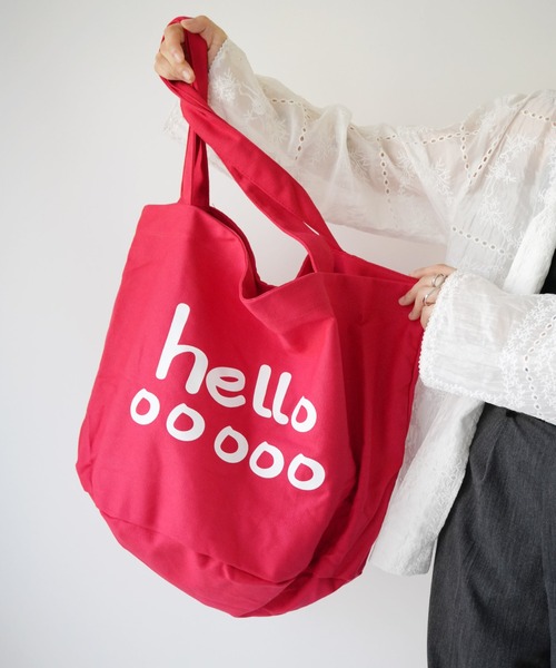 Port（ポート） トートバッグ 「 」 hello カラー ビッグ トートバッグ