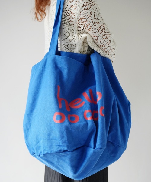 Port（ポート） トートバッグ 「 」 hello カラー ビッグ トートバッグ