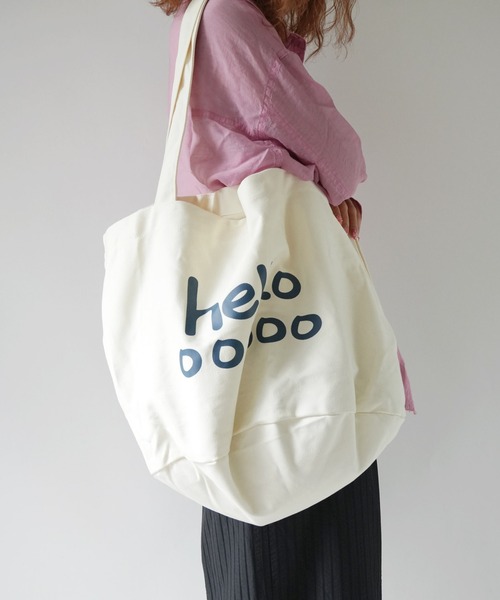 Port（ポート） トートバッグ 大きめ 「 」 hello カラー ビッグ