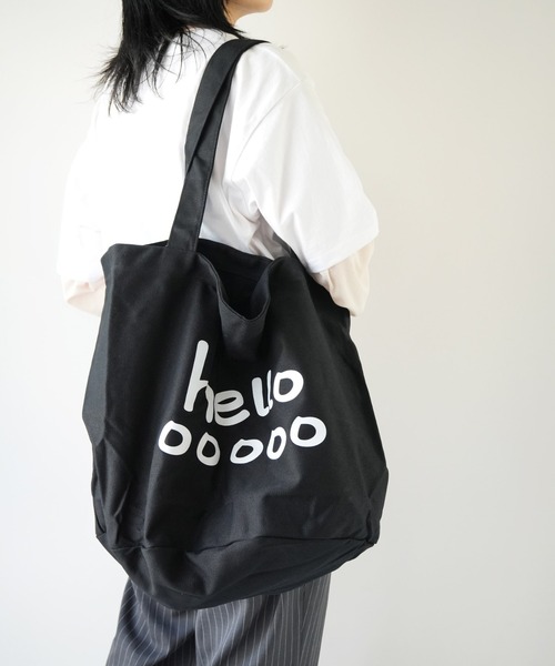 Port（ポート） トートバッグ 「 」 hello カラー ビッグ トートバッグ