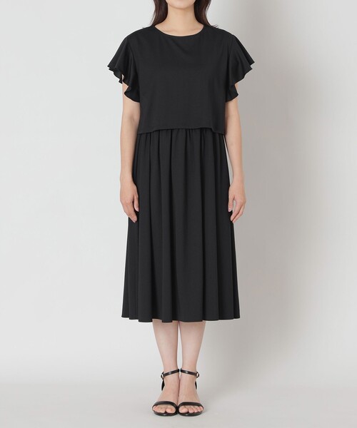 TO BE CHIC（トゥー ビー シック） パーティードレス ワンピース 半袖