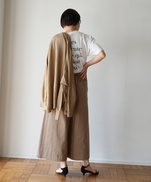 IENA パンツ　サイズ38 イージーパンツ　新品未着用 IENA イエナ】エンブロイダリードットイージーパンツ ブラック