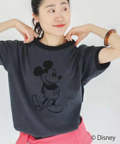 tシャツ GOOD ROCK SPEED/MICKEY/リンガーTシャツ レディース