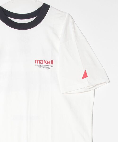 「maxell」 半袖Tシャツ L ナチュラル メンズ