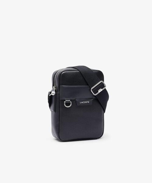 LACOSTE ショルダーバッグ オシアン レザーサッチェルバッグ