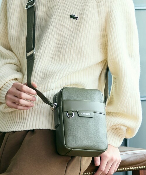 LACOSTE(ラコステ) ショルダーバッグ オシアン レザーサッチェル LACOSTE(ラコステ) ショルダーバッグ オシアン レザーサッチェル