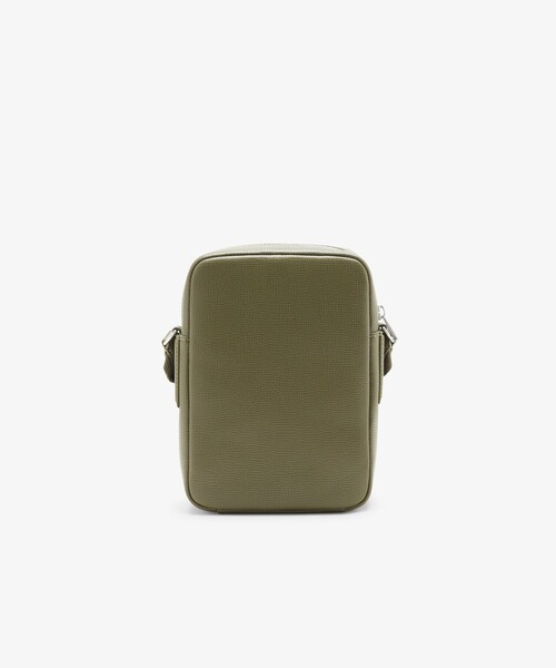 LACOSTE ショルダーバッグ オシアン レザーサッチェルバッグ