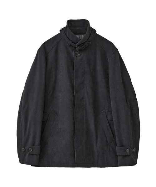 メンズビギ（MEN’S BIGI）/ヘリンボーンプリント スタンドカラーブルゾン＜ストレッチ＞ MEN'S BIGI（メンズビギ） ブルゾン アウター ヘリンボーンプリント