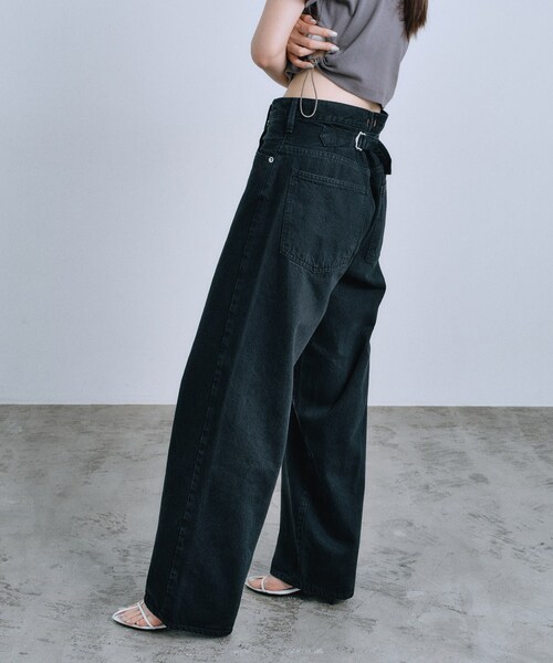 CODE A ワイドパンツ ジーンズ デニム デニムパンツ NEEDBY heritage