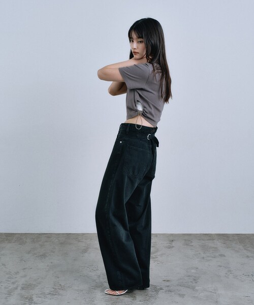 CODE A ワイドパンツ ジーンズ デニム デニムパンツ NEEDBY heritage