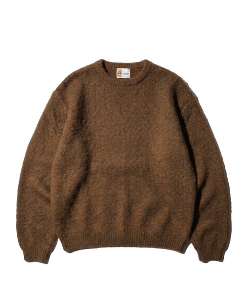 s*3様 ［国内未発売］undefeated ブラウン　セーター ニット TOWNCRAFT（タウンクラフト） セーター ニット MOHAIR SHAGGY CREW