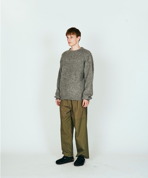 TOWNCRAFT（タウンクラフト） セーター ニット MOHAIR SHAGGY CREW