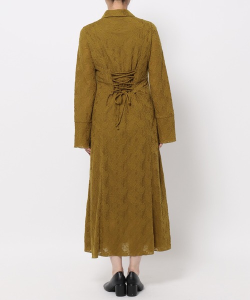 mysty woman（ミスティウーマン） ワンピース フラワージャガード