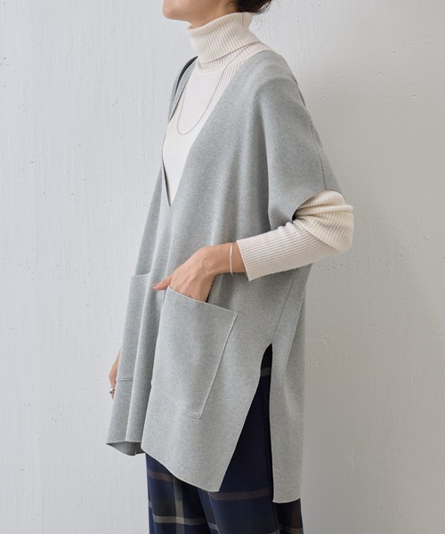 BEARDSLEY（ビアズリー） ニットベスト FREE ブラック レディース