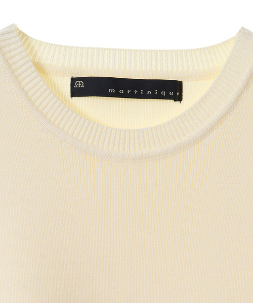 「martinique」 長袖ニット FREE ホワイト レディース_画像3