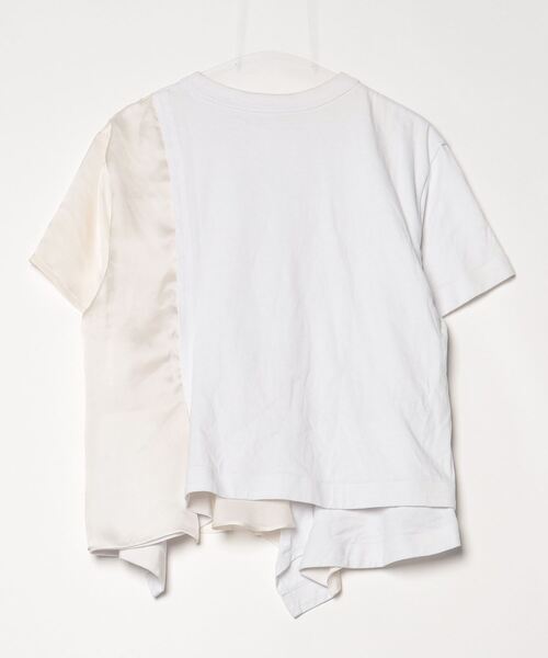 sacai（サカイ） 半袖Tシャツ 4 ホワイト レディース : ZOZOTOWN Yahoo