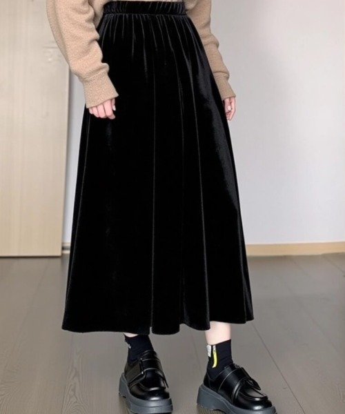 cammie スカート ベロアフレアスカート : ZOZOTOWN Yahoo!店 - 通販