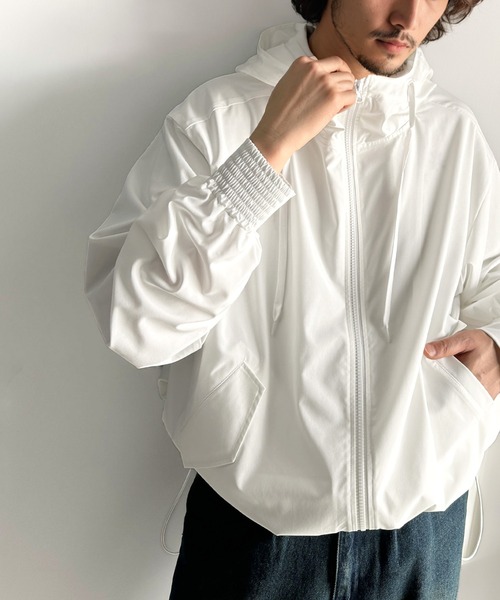 「Java」 ジップアップブルゾン LARGE ベージュ レディース_画像5