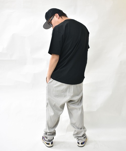 「DOUBLE STEAL」 半袖Tシャツ LARGE ブルー メンズ_画像6