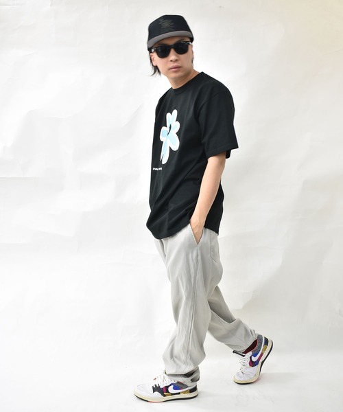 「DOUBLE STEAL」 半袖Tシャツ LARGE ブルー メンズ_画像7