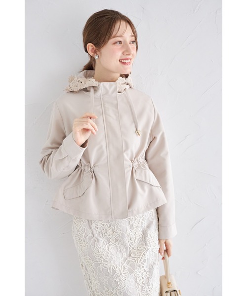 tocco closet(トッコ クローゼット) パーカー バックフリル付き tocco closet(トッコ クローゼット) パーカー バックフリル付き