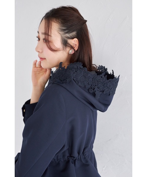 tocco closet（トッコ クローゼット） パーカー バックフリル付き