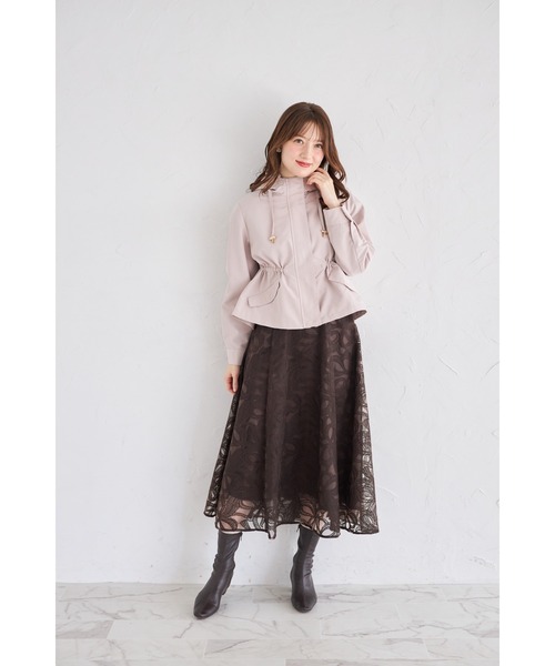 tocco closet（トッコ クローゼット） パーカー バックフリル付き