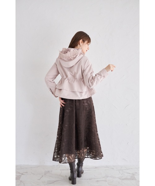 tocco closet（トッコ クローゼット） パーカー バックフリル付き