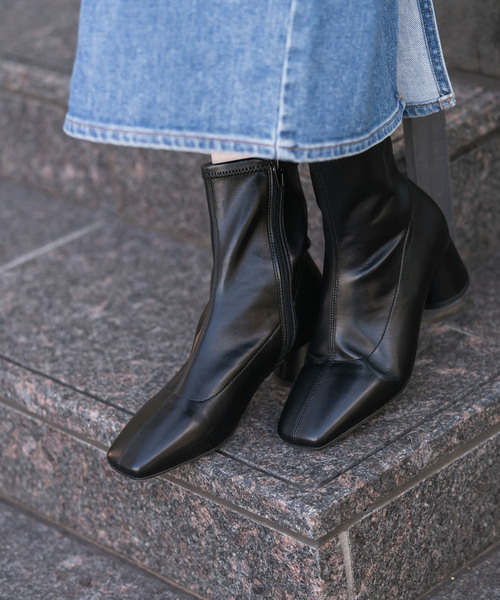 Le Vernis（ル・ベルニ） ブーツ Panel strech boots レディース