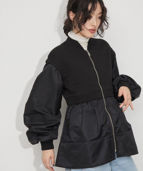 ADAM ET ROPE'（アダムエロペ） ブルゾン FREE ブラック レディース