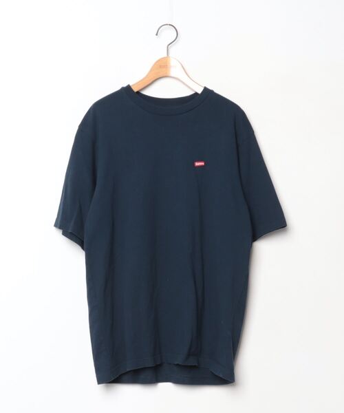 Supreme（シュプリーム） ワンポイント半袖Tシャツ S ネイビー メンズ