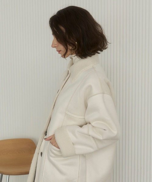 ムートンコート ボアコート フェイクムートンジャケット レディース | ANGIE | 14