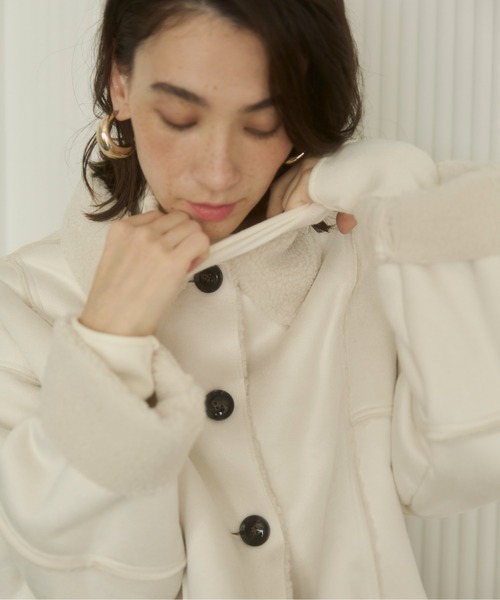 ムートンコート ボアコート フェイクムートンジャケット レディース | ANGIE | 16