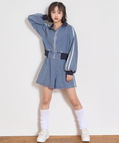 LOVETOXIC セットアップ デニムZIP SETUP キッズ 子供服 女の子