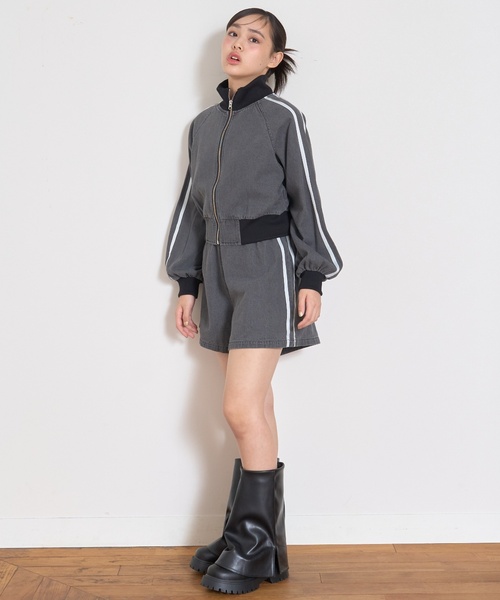LOVETOXIC セットアップ デニムZIP SETUP キッズ 子供服 女の子
