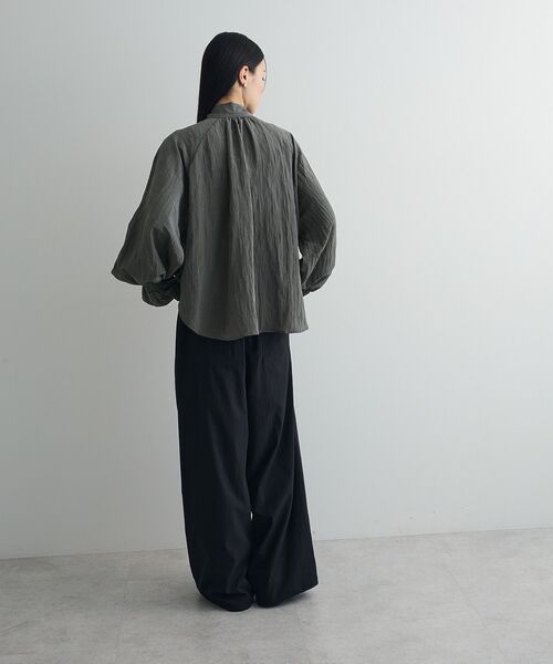 AnriettMusee ブラウス シャツ ボウタイリボンブラウス レディース