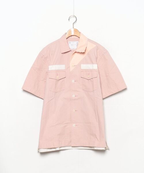sacai（サカイ） 半袖シャツ 2 ピンク レディース : ZOZOTOWN Yahoo!店