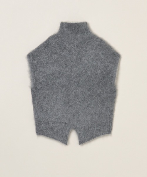 three dots ファーカシミヤベスト three dots（スリー ドッツ） ベスト ジレ ファーカシミヤ ベスト