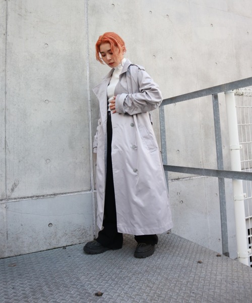 「FIG&VIPER」 トレンチコート FREE ベージュ レディース_画像4