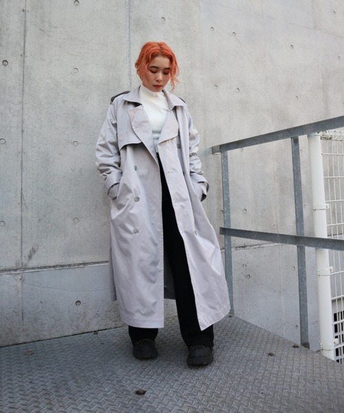 「FIG&VIPER」 トレンチコート FREE ベージュ レディース_画像6