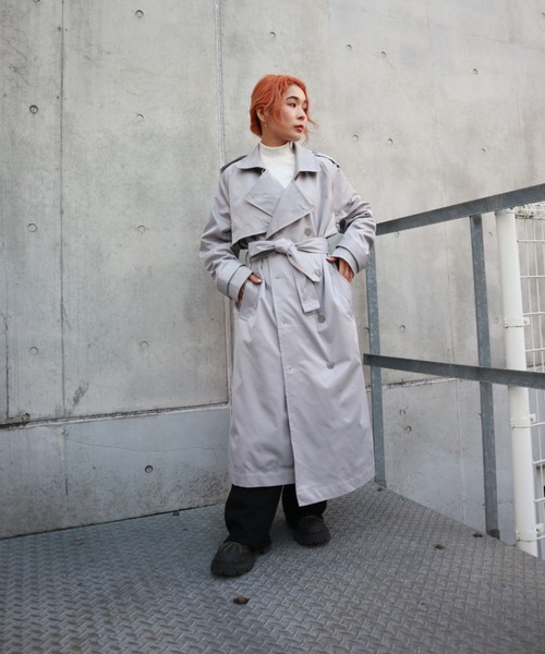 「FIG&VIPER」 トレンチコート FREE ベージュ レディース_画像8