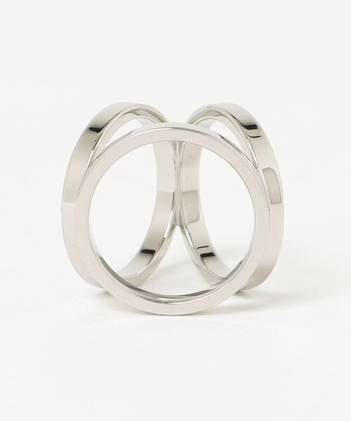 新品未使用　エルメス HERMES 　スカーフリング　トリオ HERMES 「HERMES」 トリオ スカーフリング - シルバー レディース