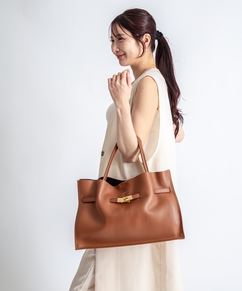 VIOLA d'ORO ブラウン トートバッグ VIOLAd'ORO（ヴィオラドーロ） トートバッグ 「VIOLAd'ORO/ヴィオラ