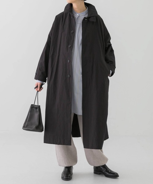 かぐれ ステンカラーコート FREE ブラック レディース : ZOZOTOWN