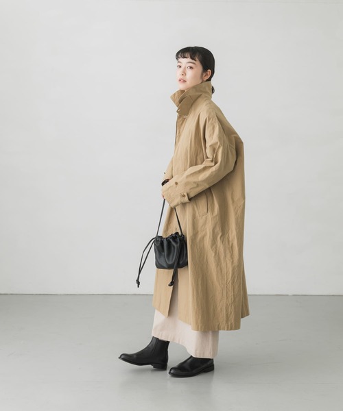 かぐれ ステンカラーコート FREE ブラック レディース : ZOZOTOWN